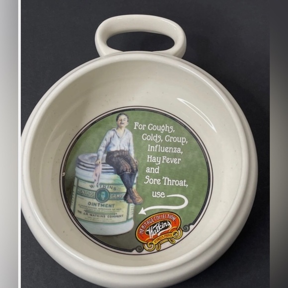 Vintage Watkins Soup Bowls Heritage Collection Circa 1920 Set of 2 - Picture 4 of 9